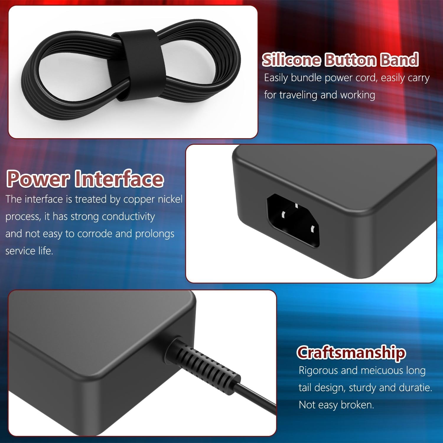 330W USB Tip AC Charger for MSI Raider GE68HX GE78 GE76 GE67 GE66 WE76 GE67HX Vector GP76 GP66 GP66HX Leopard Titan GT77 Laptop Power Supply Adapter Cord