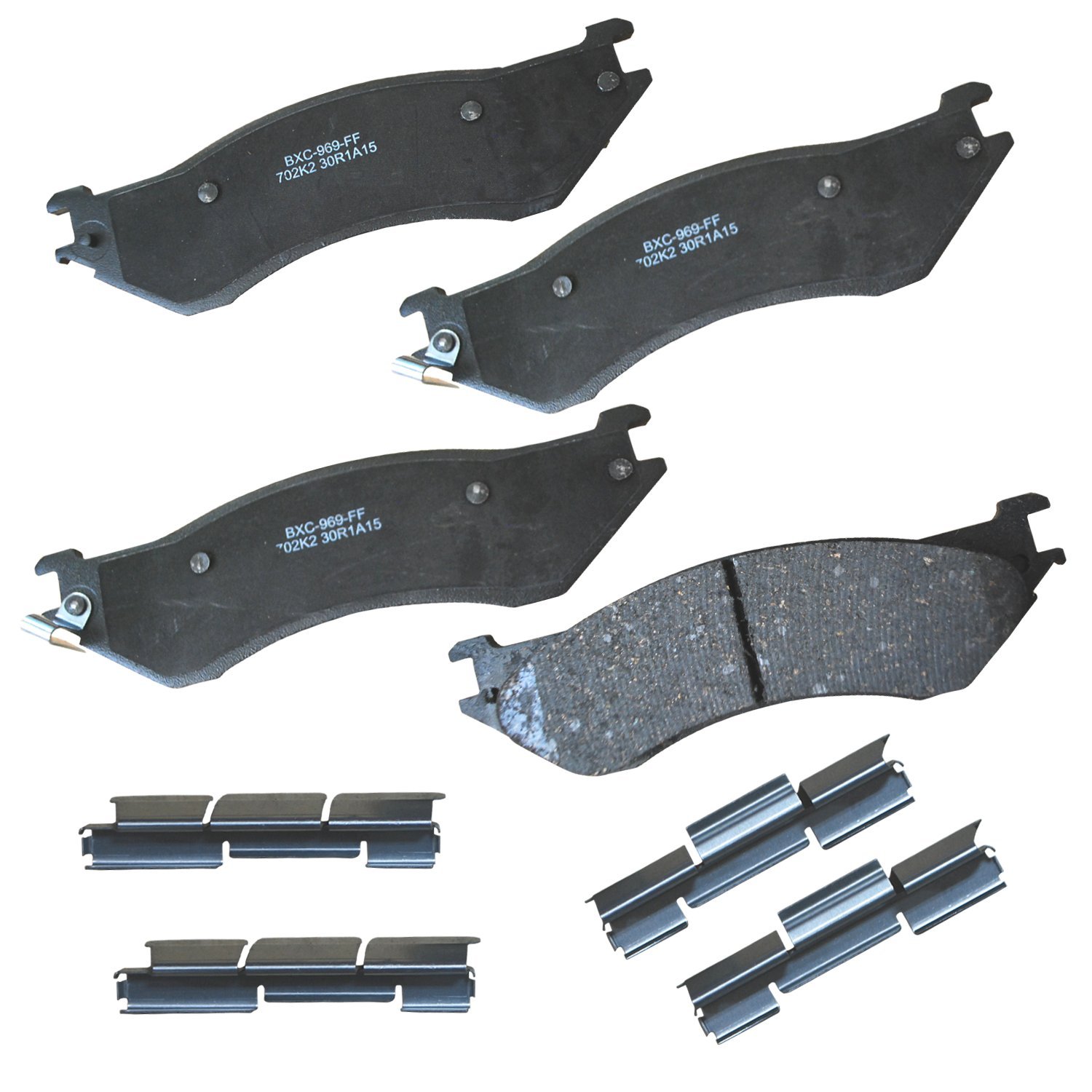 Bendix Premium SBC702K2 Ceramic Front Brake Pads for Dodge Ram 1500 2001-2000