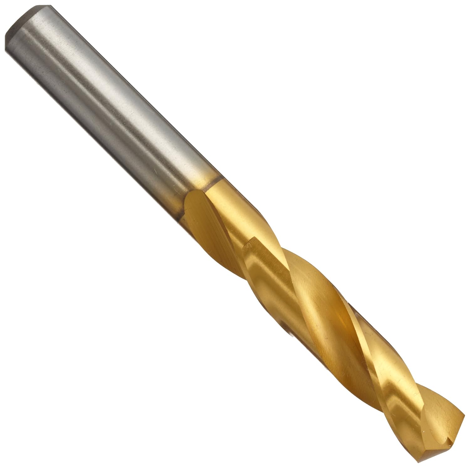 YG-1 D4147 High Speed Steel Screw Machine Drill Bit, TiN Finish, Straight Shank, Slow Spiral, 135 Degree, U Size, 47/128" Diameter x 3-1/8" Length (Pack of 1)