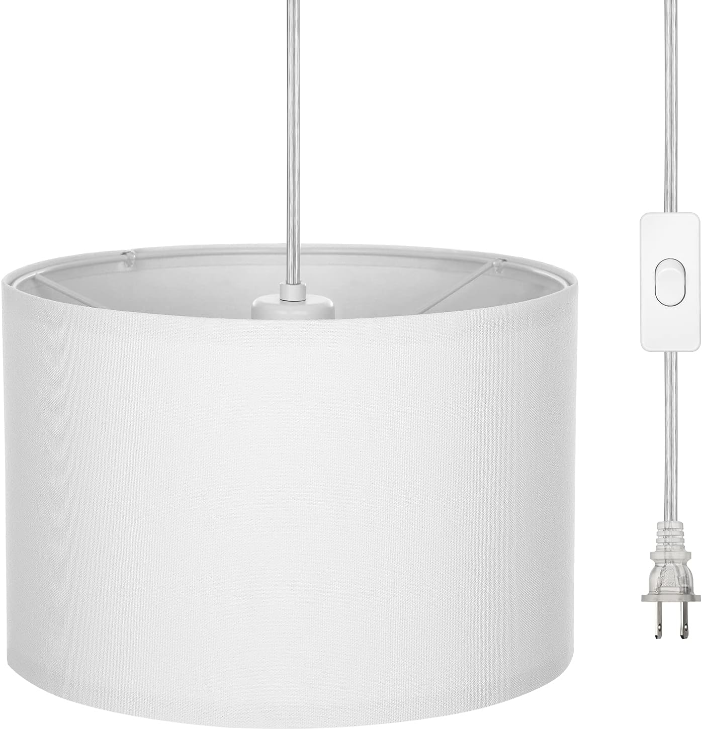 Hanging Pendant Light with Plug