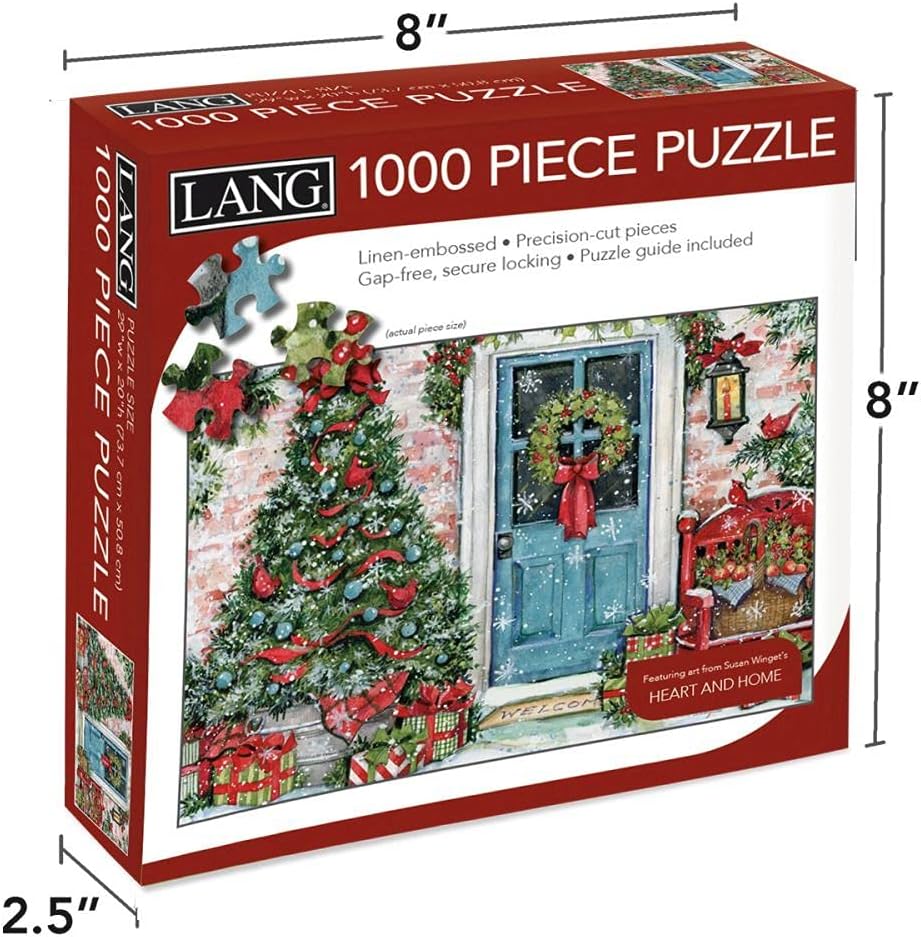 Lang Greenery Greetings Puzzle - 1000 PC (5038053), Multicolor