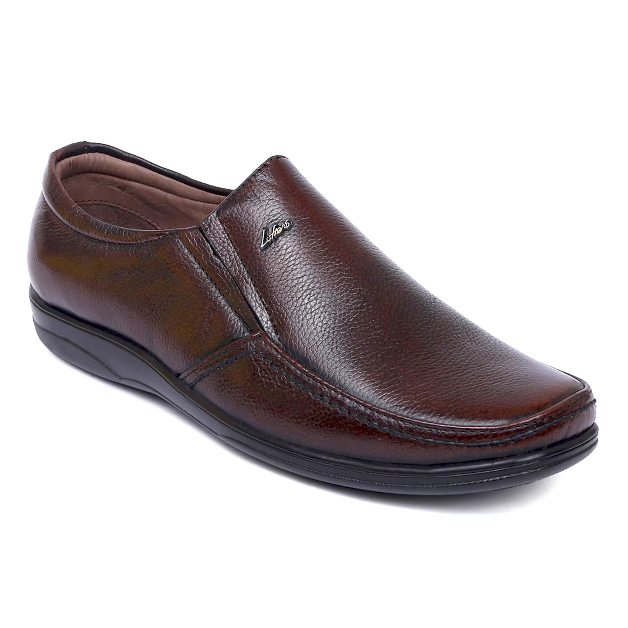 Leather Formal Casual Shoes Without Laces for Adults Super Comfortable with Lightweight and Slip Resistant Sole A-4221-image-7