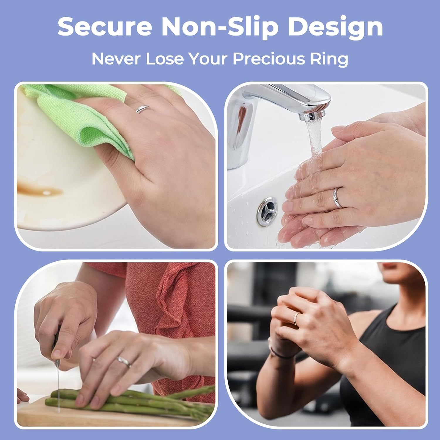 Ring Sizers for Loose Rings Invisible Silicone Ring Size Adjuster