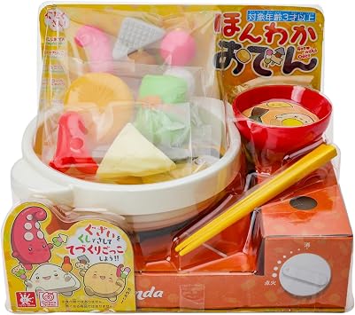 Onda Oden Play Set, Supplies, Cooking, Pot, Bowls, Chopsticks, Stove, Pretend Play Toy