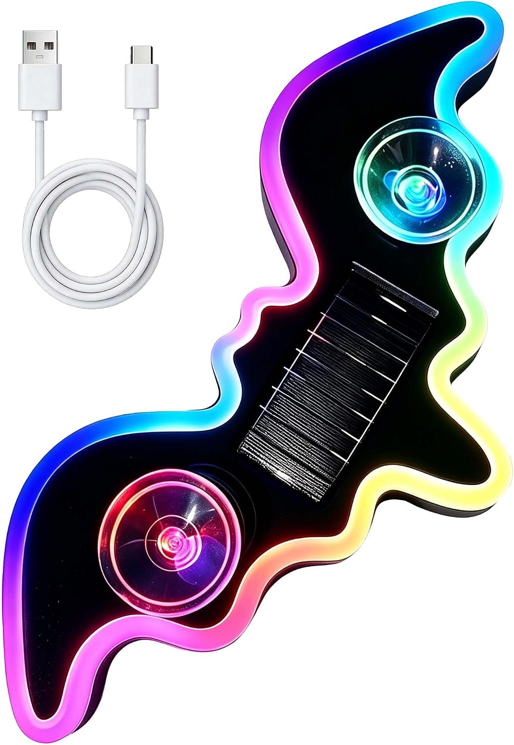 Car Neon Atmosphere Light for Car Windshield, Wireless Installation,Ghost