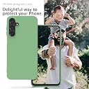 YATWIN Silicone Back Case for Samsung Galaxy A15, Soft-Touch Phone Back Cover for Samsung Galaxy A15 - Mint Green gallery image