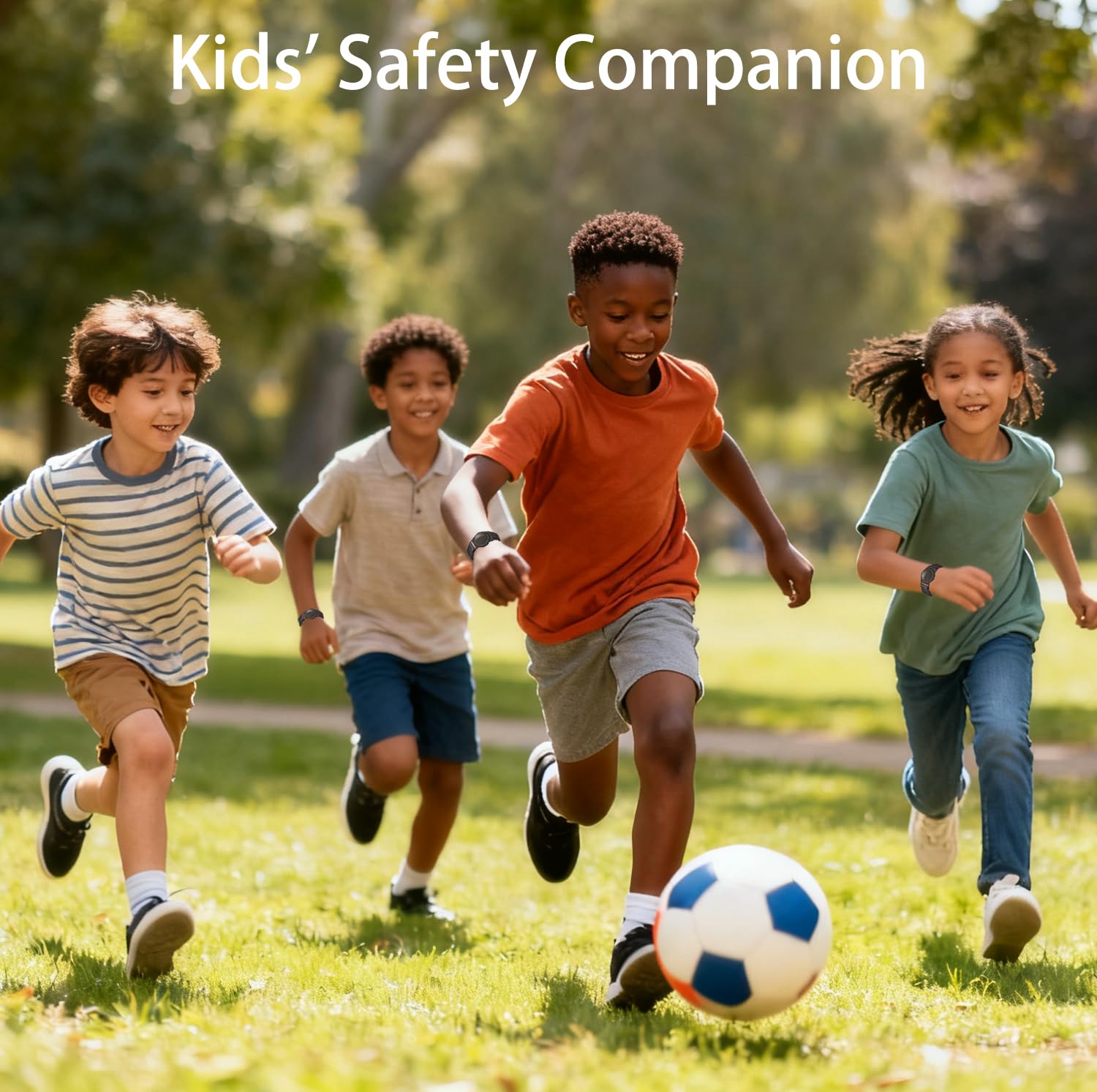 Rastreador GPS para niños (solo iOS) iOS solo en tiempo real, mini localizador de correa de reloj para adolescentes, necesidades especiales y ancianos, dispositivo de seguimiento oculto funciona con
