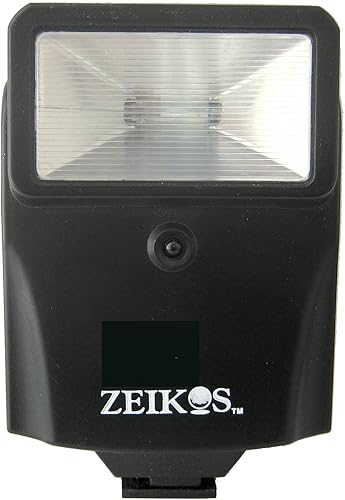 Zeikos Flash esclavo digital ZE-DS12 con soporte para cámaras réflex digitales y apuntar y disparar