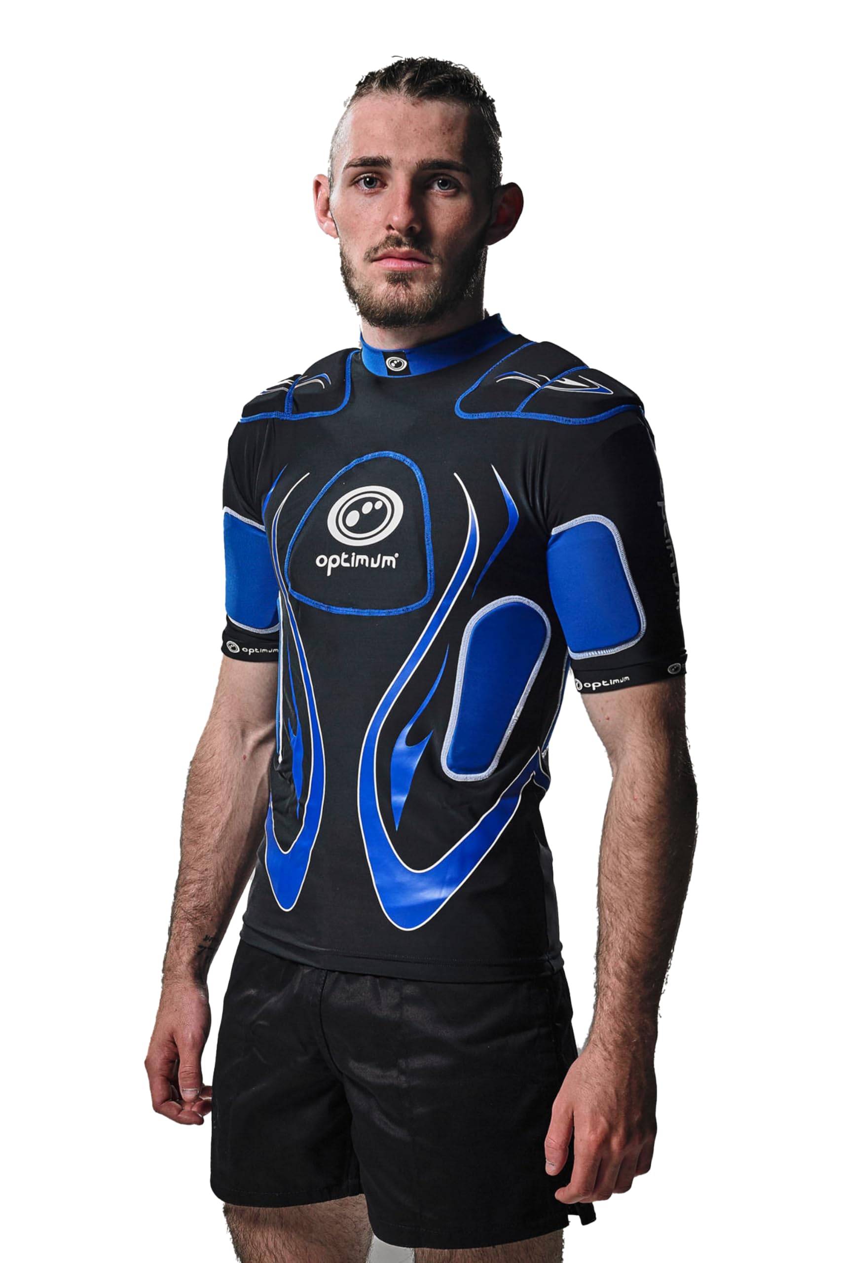 OPTIMUM Inferno - Protecciones de Hombros para Rugby (hombreras)