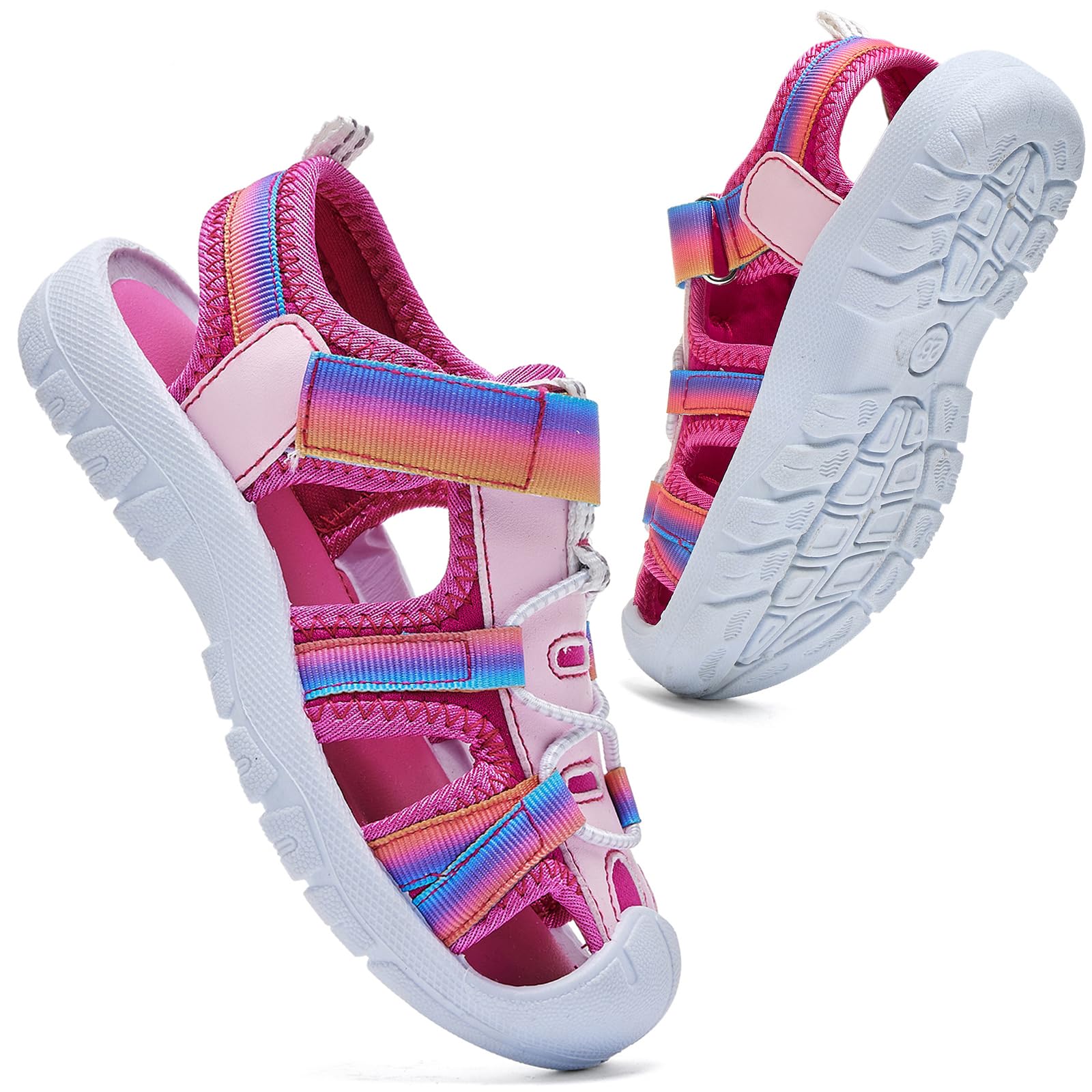 Daclay Sandales de Sport pour Enfants Légères et Respirantes Sandale Pratique pour Garçons et Filles