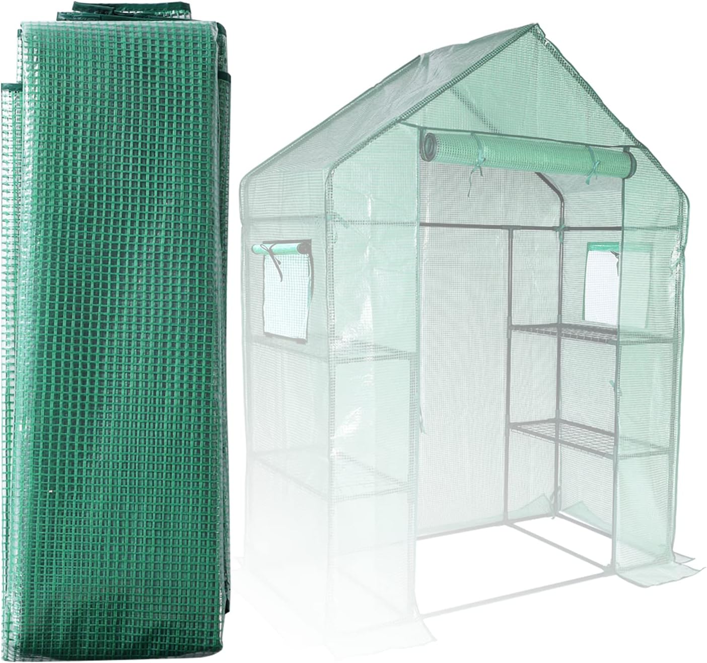 Greenhouse PE Cover, 56×30×76 Inches Waterproof