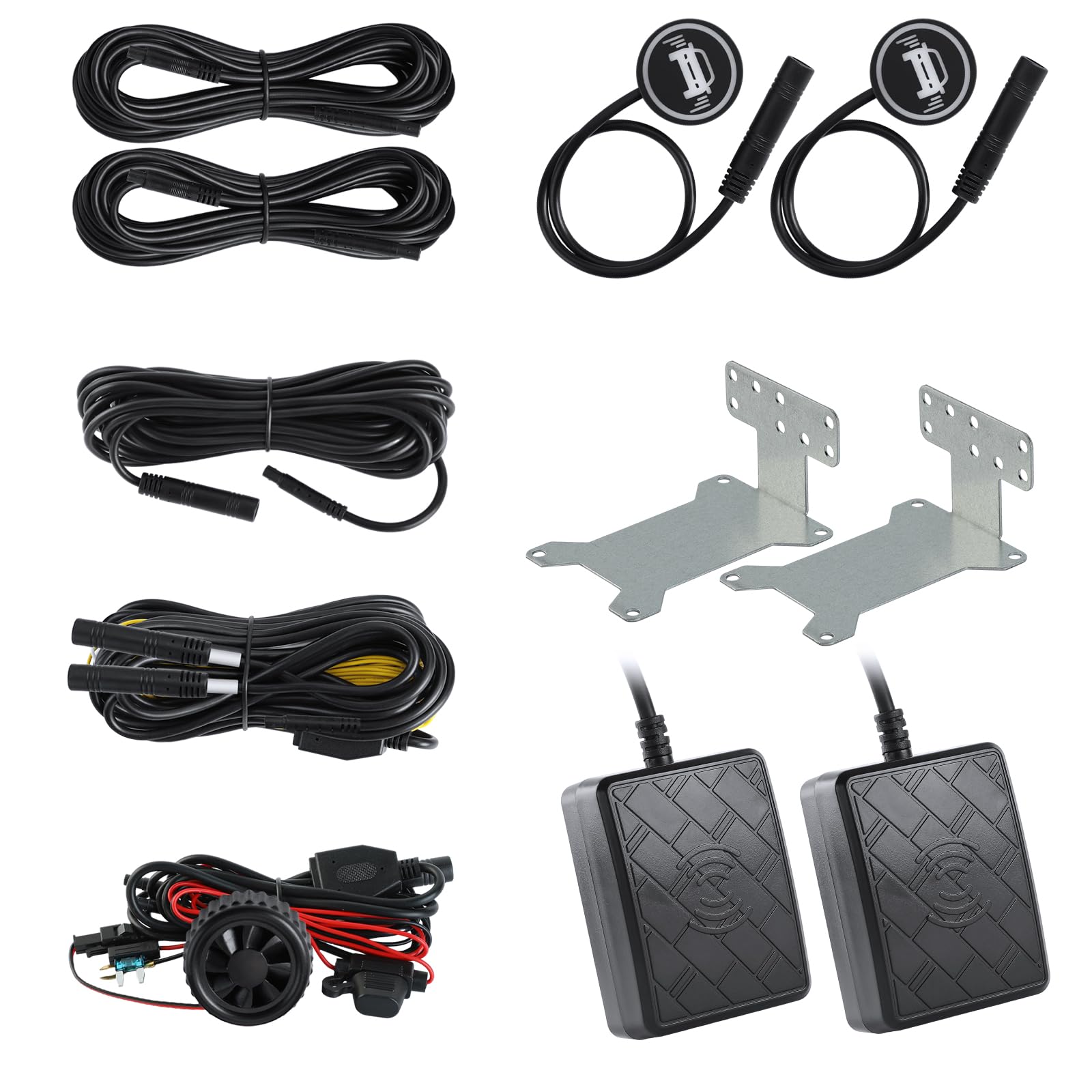 Universal Blind Spot Monitoring Assistant DC12V Car Lane Changing Warning 24Ghz Millimeter Wave Sensor Detection System