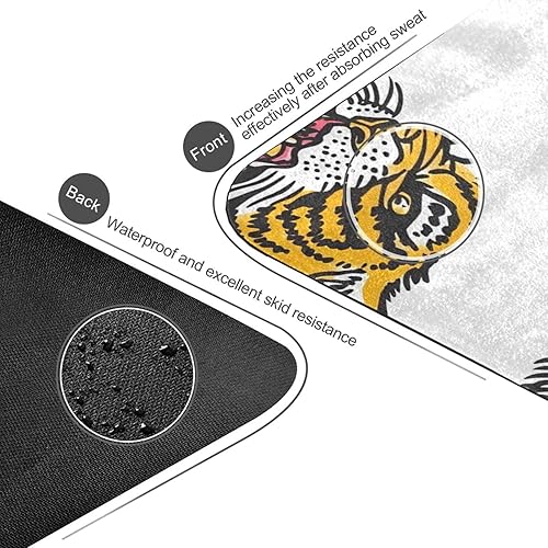 Miniatura 4 de Tigers Yoga Mat Non Slip Thick Kids Eco Friendly Rubber Workout Foldable Yoga Mat Women Exercise
