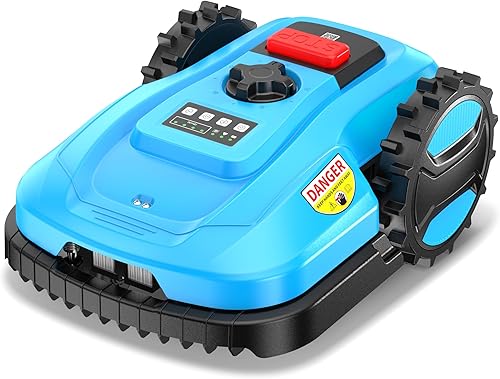 Miniatura 10 de ACFARM Cochera robótica para cortacésped, estación de carga plegable para todos los modelos de cortacésped robótica, protección contra la lluvia y