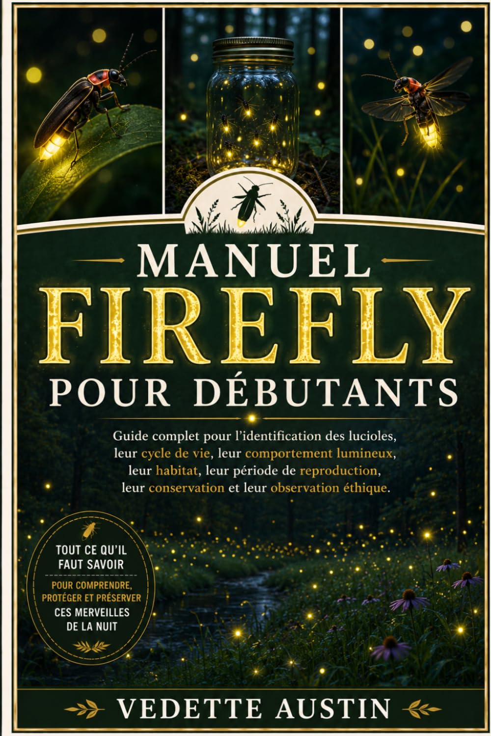 MANUEL FIREFLY POUR DÉBUTANTS: Guide complet pour l'identification des lucioles, leur cycle de vie, leur comportement lumineux, leur habitat, leur ... conservation et leur observation éthique.
