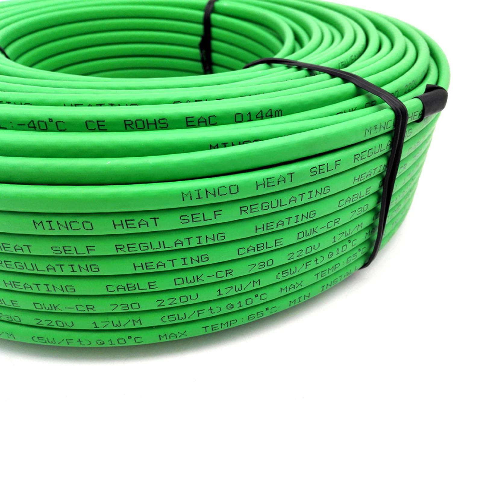 Samoregulujący kabel grzejny 110 V 220 V, 17 W/m Ochrona przed zamarzaniem do ogrzewania rur Wodoodporna wewnątrz i na zewnątrz dachu Odlewanie śniegu 220 V 20 m