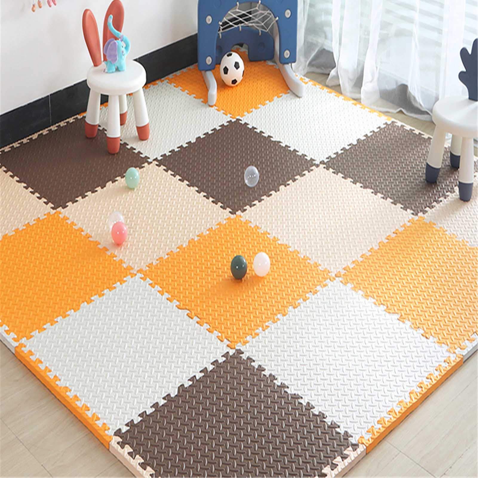 Tapis De Jeu De Puzzle pour Enfants, Tapis Jeu De Puzzle D'activité Adapté À La Salle Jeux pour Enfants Salon Chambre Salle Sport - Décoration La Maison Parfaite,D,12