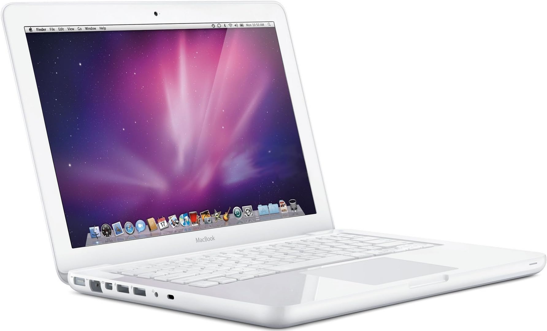APPLE Macbook A1342 - 13.3 in Screen - Intel C2D 2.33Ghz - 2GB DDR2 SO-DIMM - 250GB 2.5in SATA - MAC OSX 10.11 El Capitan - Webcam - Wireless (Renewed)