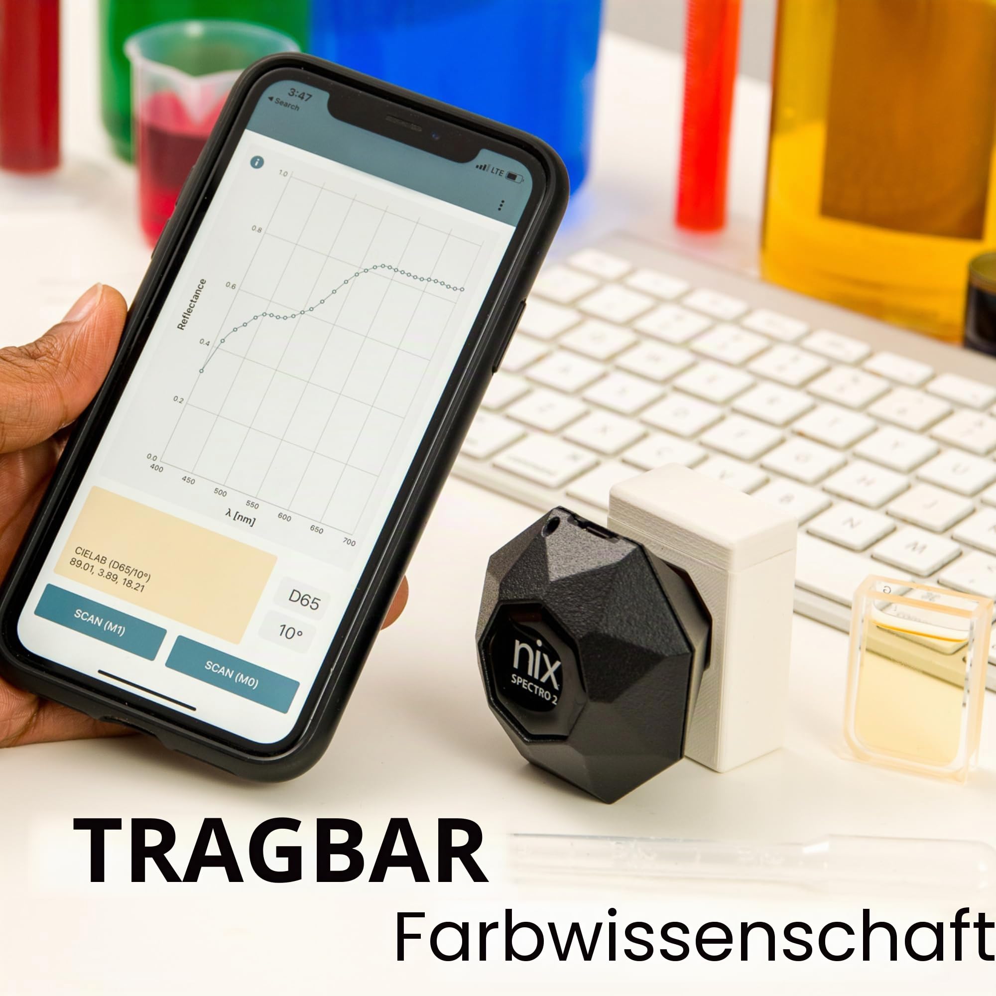 Nix Spectro 2 Spektralphotometer Tragbare Farbmessung für Druck Verpackung Farbe Beschichtungen