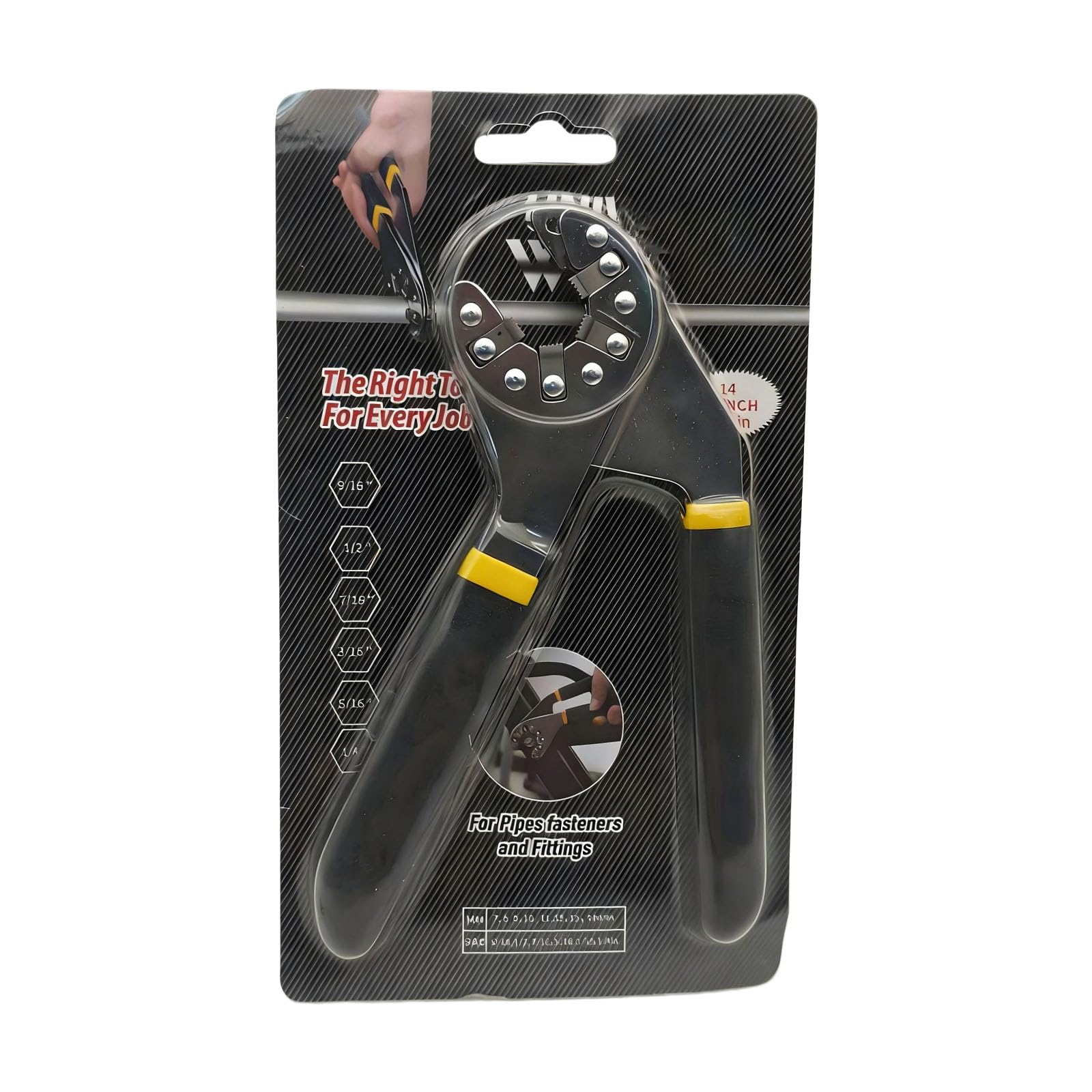 Geavonyg A Professional Steel Wrench Djustable Spanner Pliers With Smooth Mechanism For Easy Operations Industrial Repairs Multiple Purpose Djustable Tool