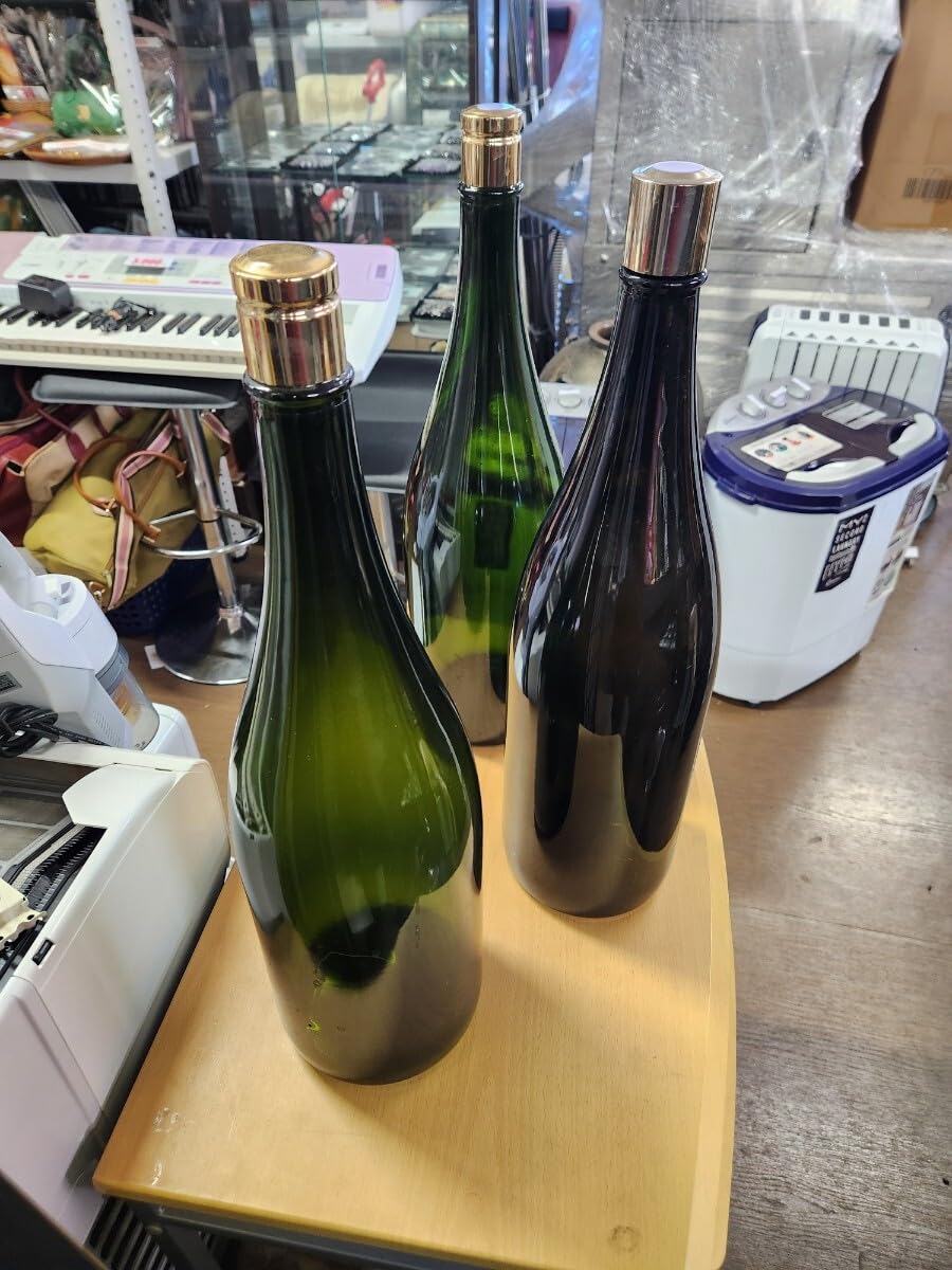 Amazon.co.jp: 焼酎 4500 3本 空き瓶 空瓶 インテリア ガラス瓶