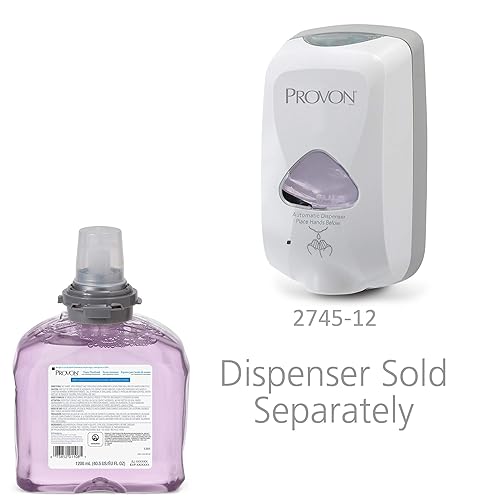 Miniatura 3 de PROVON 538502 Repuesto de espuma para lavado de manos con crema humectante de arándano, 40 onzas líquidas, 2 unidades por caja