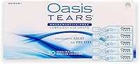 Oasis TEARS OT6100 Preservative-Free Lubricant Eye Drops for Dry Eye Relief - 30 Single-Use 0.3mL Vials