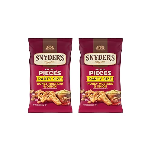 Snyder's of Hanover Honey Mustard & Onion Flavored Pretzel Pieces,
