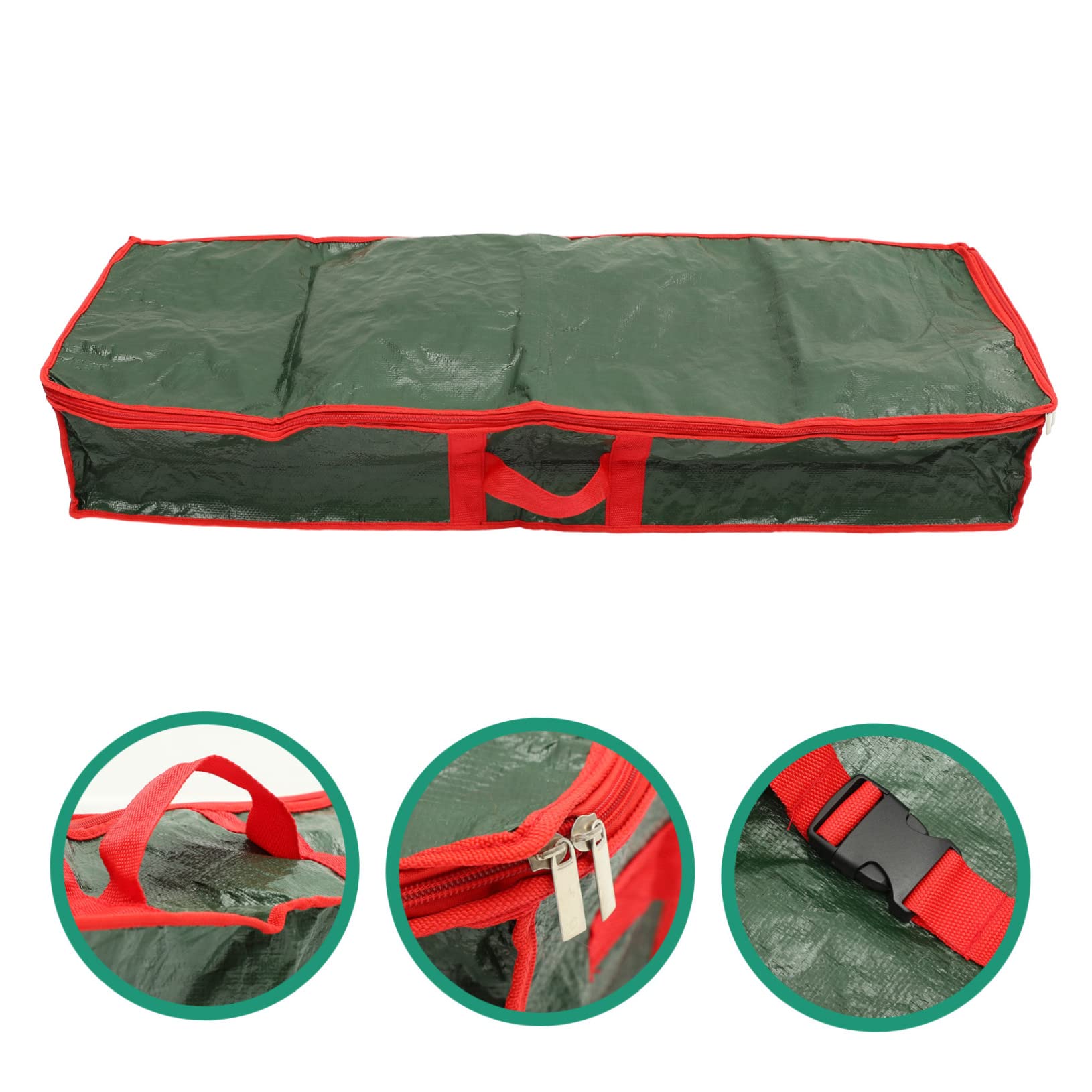 Borsa Organizer per Carta da Regalo Sotto Letto, Verde