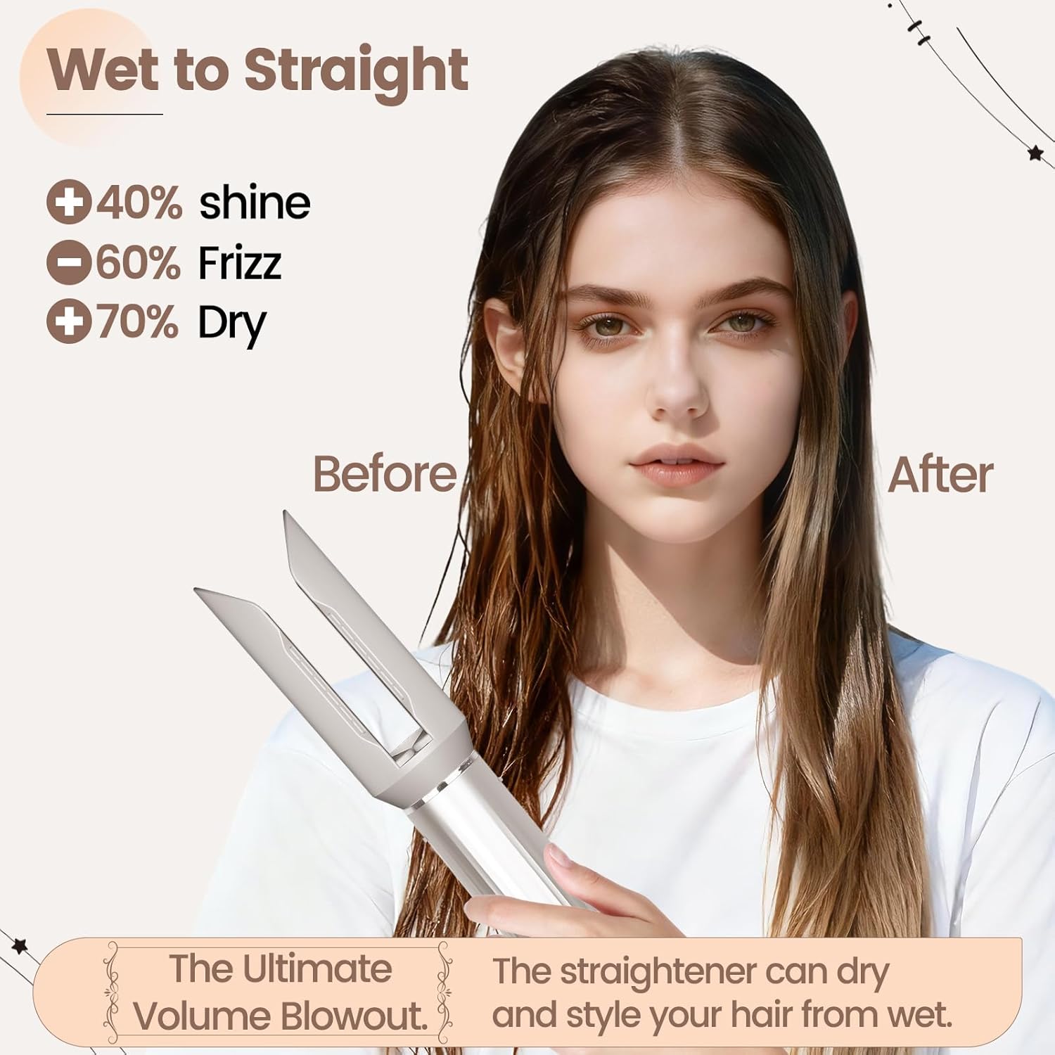 hair smooth attachment replacement part closeup