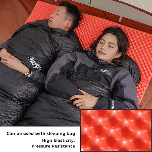 Miniatura 2 de Colchoneta de espuma para acampar, ligera, de celda cerrada, plegable, a prueba de humedad, colchón de camping portátil para senderismo al aire