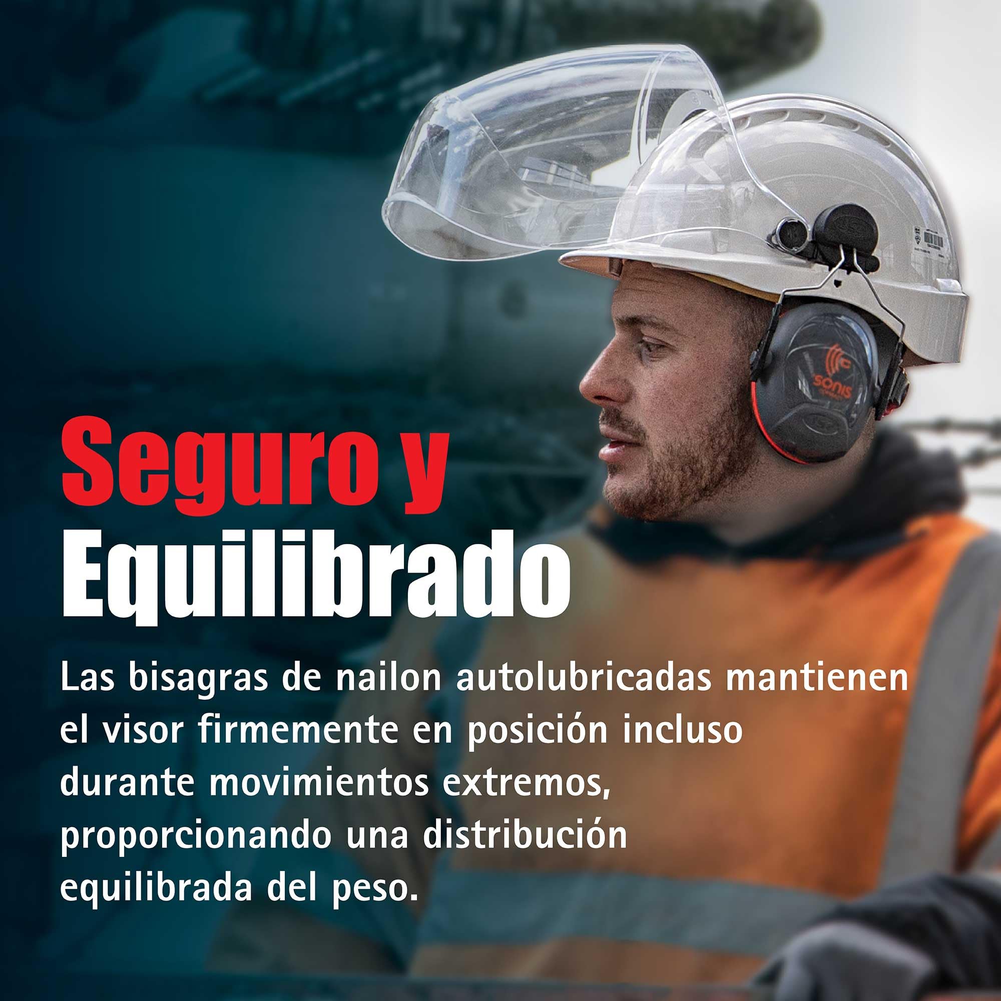 JSP EVOGuard C2 Visor Transparente Antivaho y Antirayaduras Industrial | Visor de policarbonato antivaho y antirayaduras con protección UV. EN 166 & EN 170 certificado.