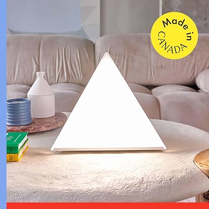NORTHERN LIGHTS Northern Light Technologies Luxor Mini - 10000 Lux Light Therapy Lamp - Full Spectrum Pyramid LED Lightbox Therapy Light for Natural Mood and Energy Enhancement, Sunlight Desk Lamp, White photo 2