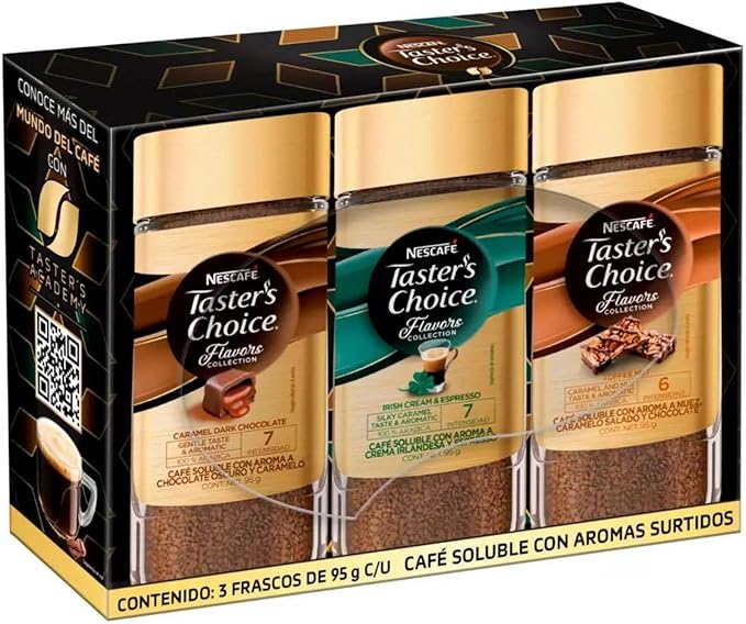 Café Soluble Sabores Taster's Choice Nescafé 3 De 95g c/u