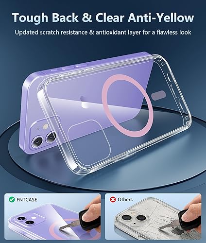 Miniatura 1363 de Fntcase Funda para iPhone 15 Plus y 14 Plus de 6.7 pulgadas, magnética, a prueba de golpes de grado militar, antiamarilleo, delgada, protectora