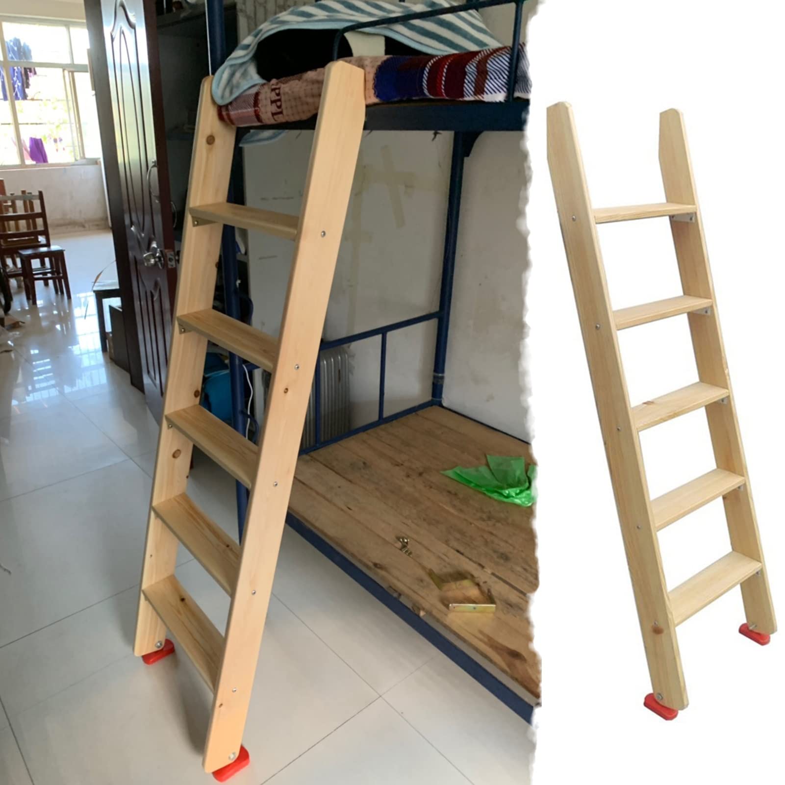 Échelle de lit superposé universelle en métal pour lit simple et double