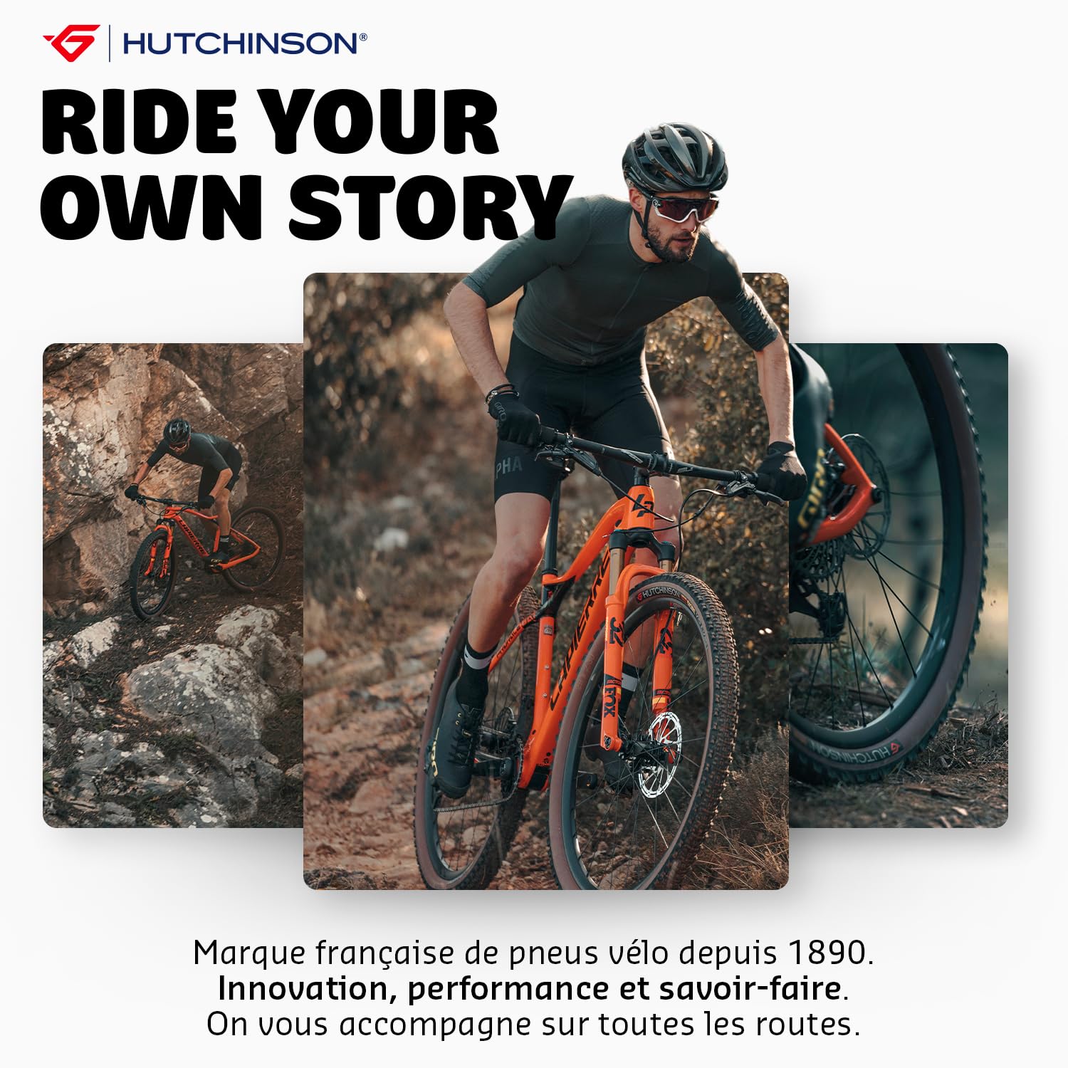 Hutchinson - Toro XC - Pneu VTT - Cycling - Idéal Terrains Humides Et Boueux - Tringles Souples - Noir - Tubeless Ready