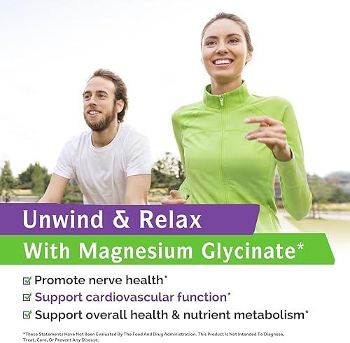 Miniatura 4 de Innate Vitality Magnesium Glycinate 500mg  70mg Elemental Magnesium Supplement - High Absorption, Non Buffered, Non-GMO & No Gluten - Vegan - Nerve