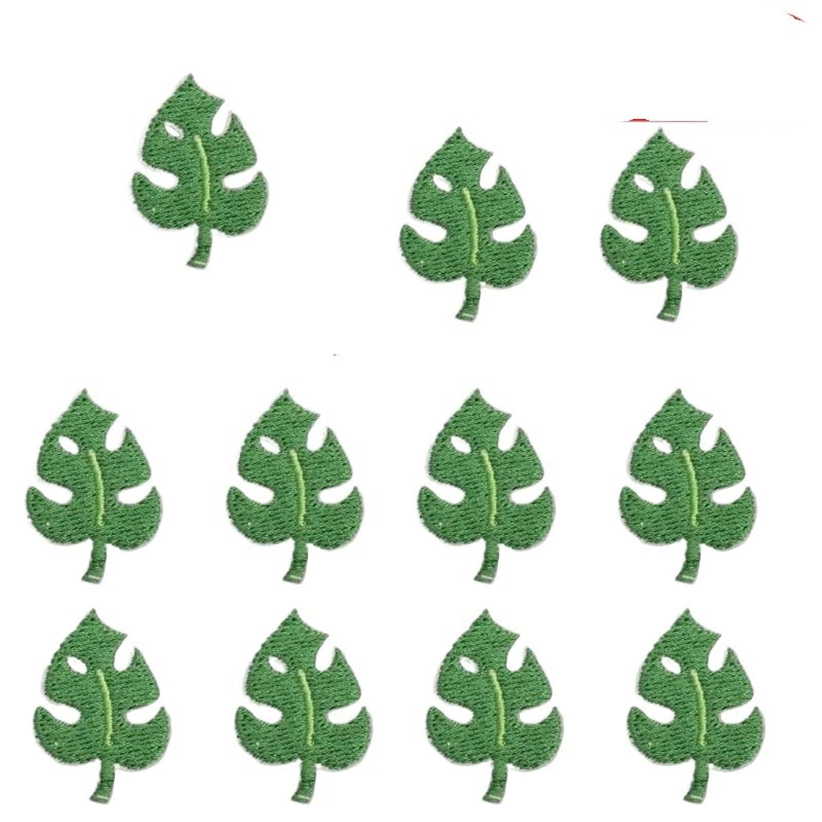 Wtaxbh Brass Iron On Patches 10Pcs Of Multiple Polyester Flower Pattern Embroidery Patches,Can Diy Phone Cases,Hat(Brass)