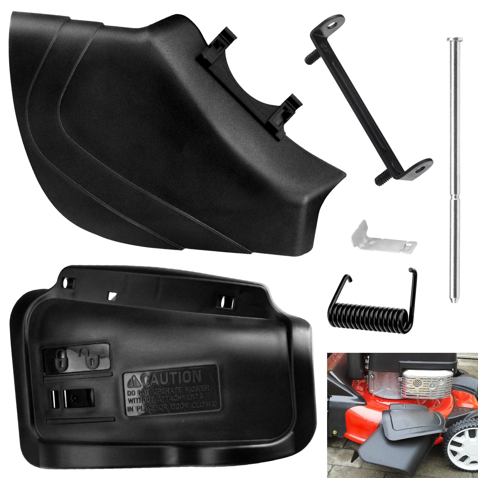 Kit de puerta deflector 532426129 y 532420019 para cortacésped Husqvarna & Craftsman de 22 pulgadas 419942X428 419942X418 583405601 420019