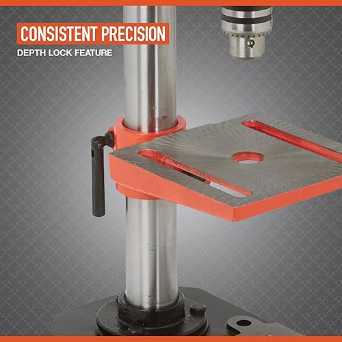 Miniatura 4 de Ironton Prensa de taladro de sobremesa - 5 velocidades, 8 pulgadas. 1/3 HP