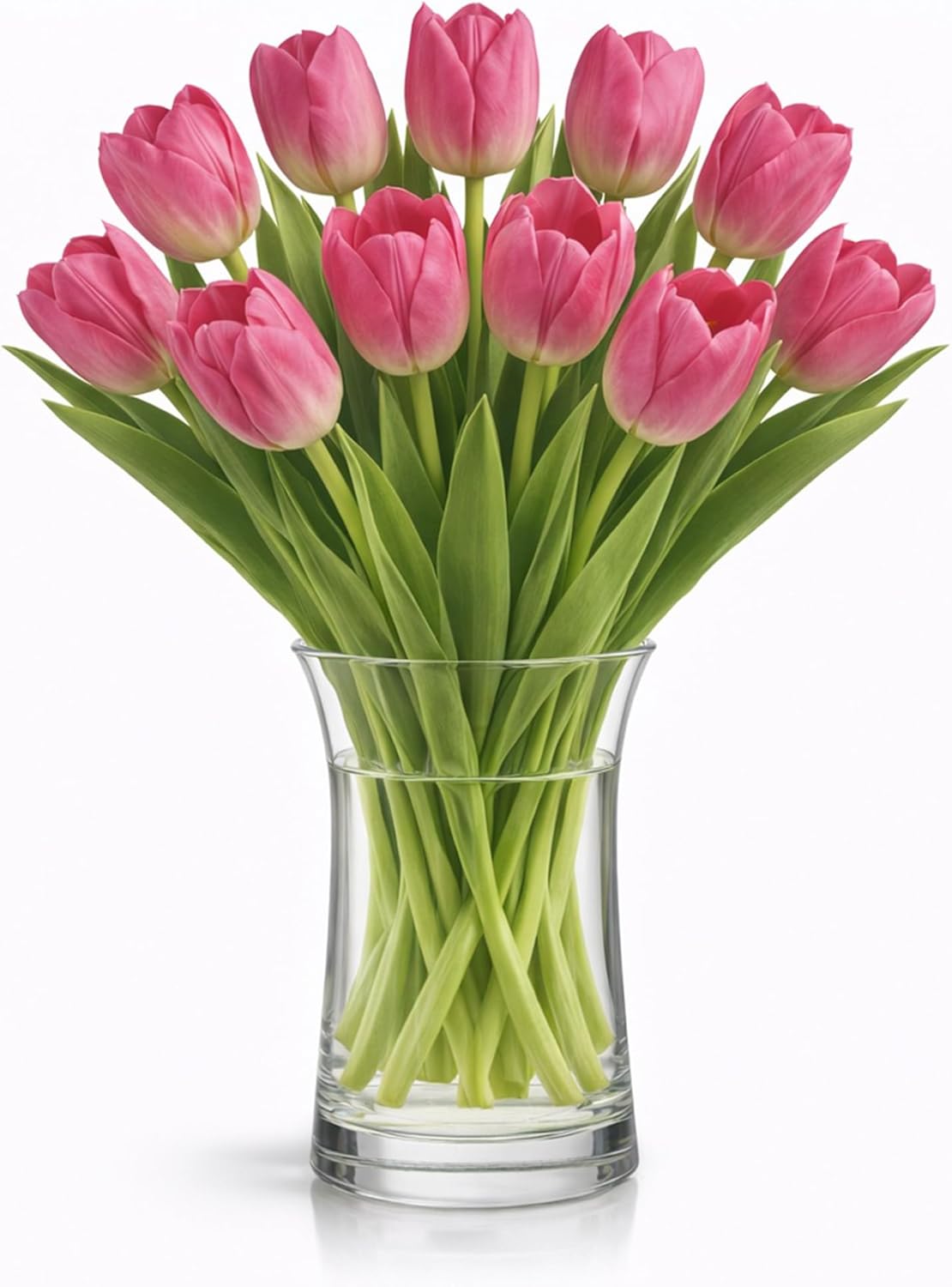 American Florals Pink Tulips 30 Stems - Fresh Cut Tulip Arrangement - USA Wrapped Fresh Flower Gift for Thank You, Easter Decorations, Mother’s Day - Approx. 50 Cm Stem Length