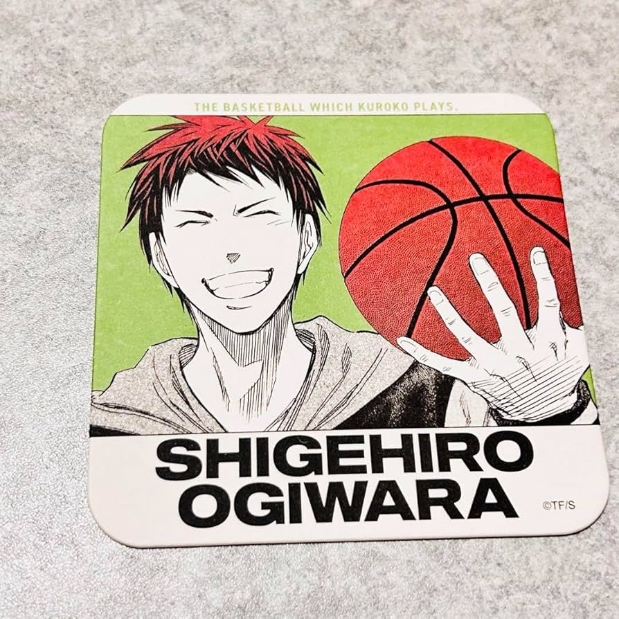 11. 黒子のバスケ コースター 黒子のバスケ 白雲石コースター 黒子テツヤ: キャラグッズ