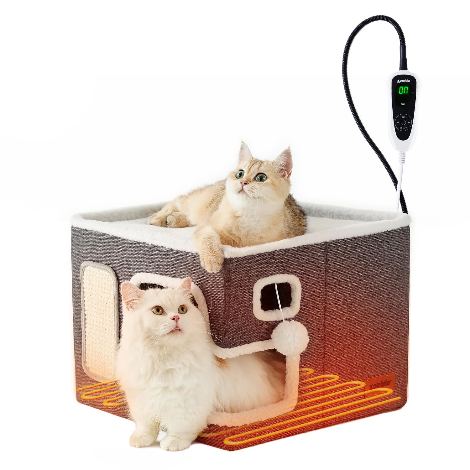 ZOMISIA Heated Cat House