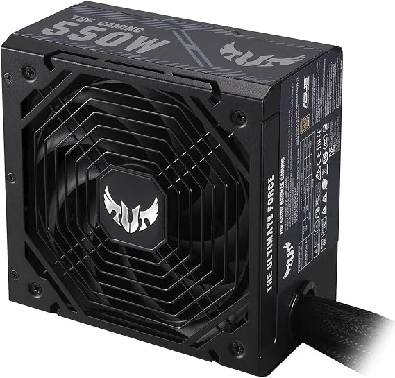 ASUS TUF Gaming 550W ATX12V 80 Plus Bronze Certified Non-Modular Power Supply TUF-GAMING-550B