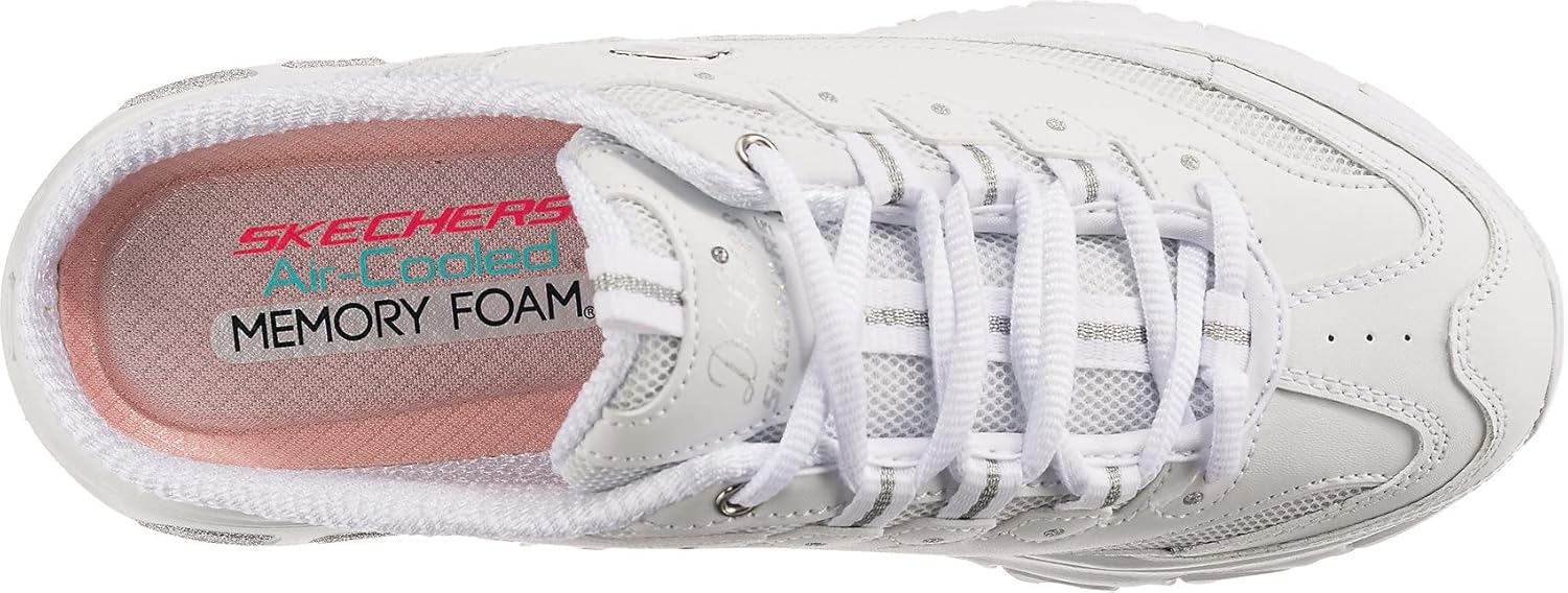 Skechers Women's D'Lites - Full Bliss Sneaker White/Silver - 149787-WSL