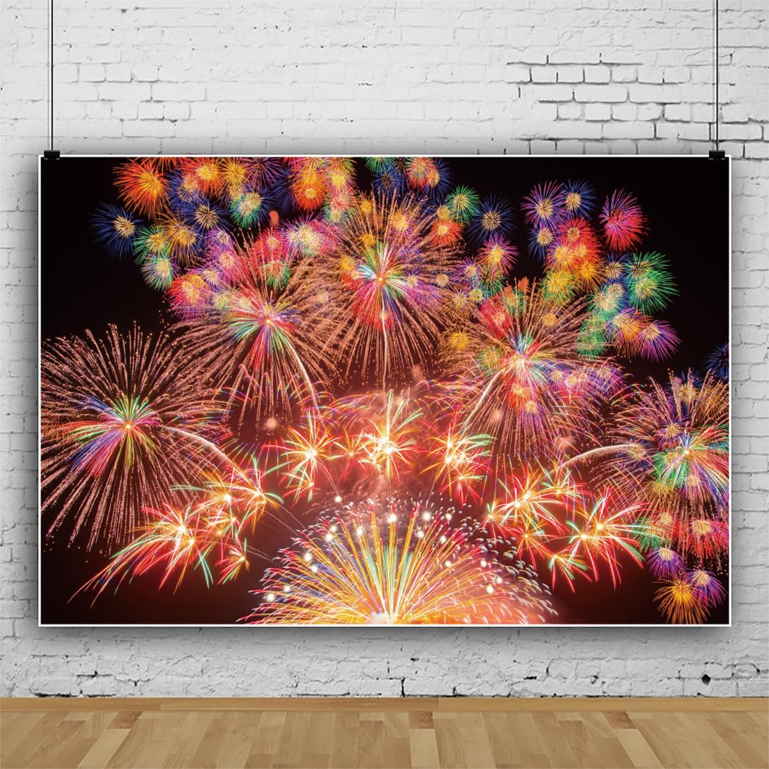 City Photography Laeacco 10x7ft 2025 Happy New Year Backdrop City Night ...