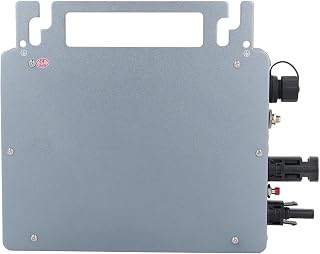 Aramox Solarnetz-Wechselrichter aus Aluminiumlegierung, 300 W, Solar-Gitternetz-Wechselrichter, APP-Steuerung, 22 Bis 48 V, MPPT, IP66, Einphasig, für PV-Systeme auf Dem Hausdach