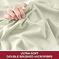 Vista 6 de Mellanni California King Fitted Sheet - Iconic Collection Bedding Sheets with up to 16 inch Deep Pocket - Soft & Cooling - Fade & Stain Resistant