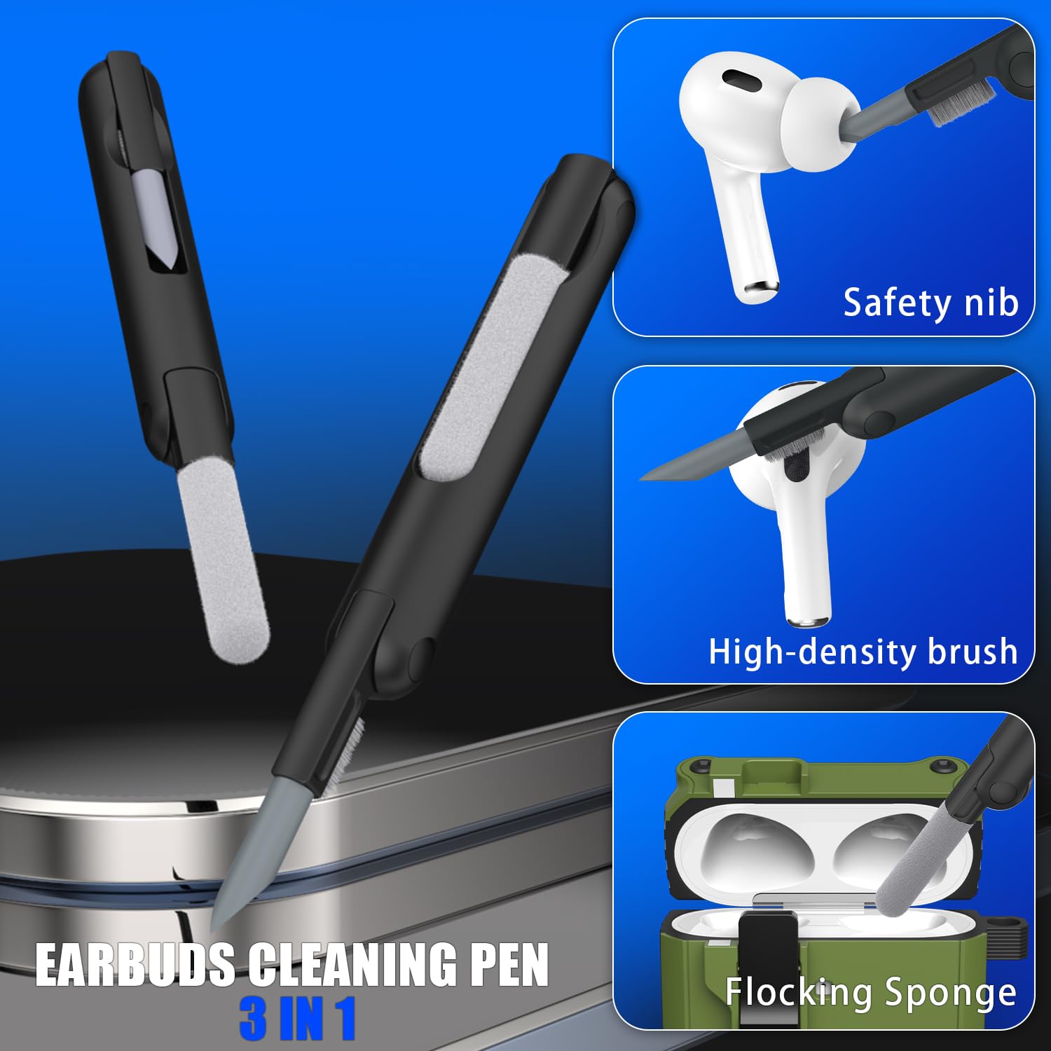 Amazon | RFUNGUANGO Airpods 第 3 世代ケース 安全なロッククリップ